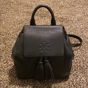 EUC Tory Burch Thea Mini Backpack Black